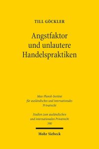 Book Cover for Angstfaktor Und Unlautere Handelspraktiken by Till Gockler