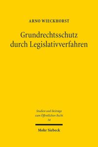 Book Cover for Grundrechtsschutz Durch Legislativverfahren by Brian E Gates