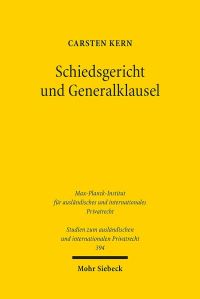 Book Cover for Schiedsgericht Und Generalklausel by Brian E Gates