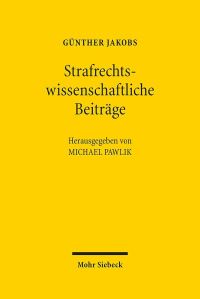 Book Cover for Strafrechtswissenschaftliche Beitrage by Gunther Jakobs