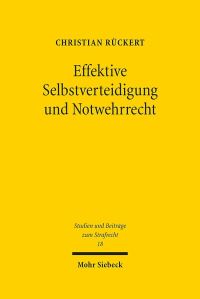 Book Cover for Effektive Selbstverteidigung Und Notwehrrecht by Christian Ruckert