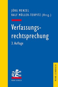 Book Cover for Verfassungsrechtsprechung by Ralf MullerTerpitz, Jorg Menzel