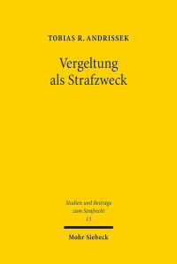 Book Cover for Vergeltung Als Strafzweck by Tobias R Andrissek