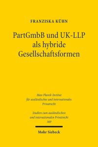 Book Cover for PartGmbB Und UK-LLP Als Hybride Gesellschaftsformen by Franziska Kuhn