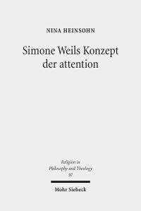 Book Cover for Simone Weils Konzept Der Attention by Nina Heinsohn