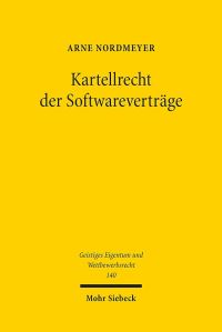 Book Cover for Kartellrecht Der Softwarevertrage by Arne Nordmeyer