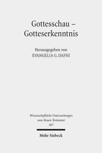 Book Cover for Gottesschau - Gotteserkenntnis by Evangelia G Dafni