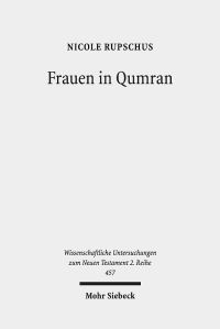 Book Cover for Frauen in Qumran by Nicole Rupschus