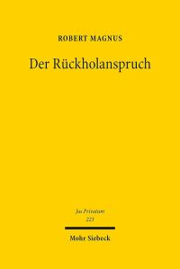 Book Cover for Der Ruckholanspruch by Robert Magnus
