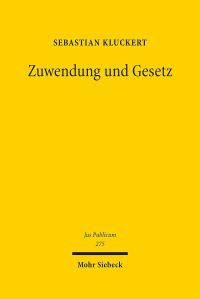 Book Cover for Zuwendung Und Gesetz by Sebastian Kluckert