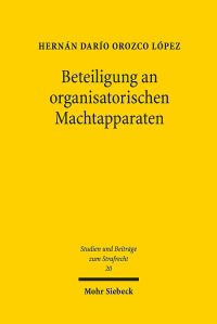 Book Cover for Beteiligung an Organisatorischen Machtapparaten by Hernan Dario Orozco Lopez