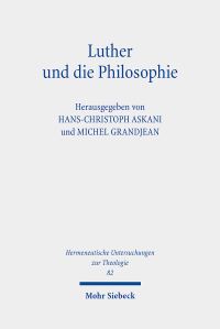 Book Cover for Luther Und Die Philosophie by Michel Grandjean, HansChristoph Askani