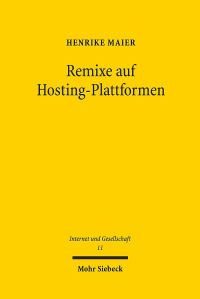 Book Cover for Remixe Auf Hosting-Plattformen by Henrike Maier
