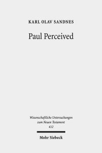 Book Cover for Paul Perceived by Karl Olav Sandnes