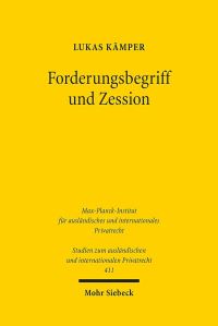 Book Cover for Forderungsbegriff Und Zession by Lukas Kamper