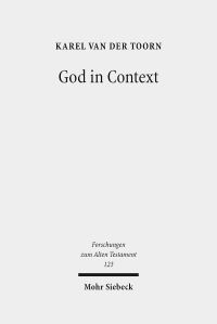 Book Cover for God in Context by Karel van der Toorn