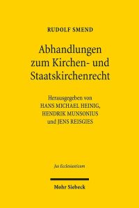 Book Cover for Abhandlungen Zum Kirchen- Und Staatskirchenrecht by Rudolf Smend