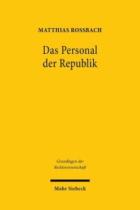 Book Cover for Das Personal Der Republik by Matthias Rossbach