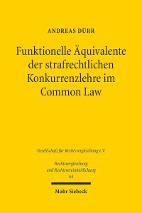 Book Cover for Funktionelle Aquivalente Der Strafrechtlichen Konkurrenzlehre Im Common Law by Andreas Durr