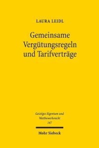 Book Cover for Gemeinsame Vergutungsregeln Und Tarifvertrage by Laura Leidl