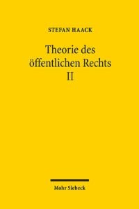 Book Cover for Theorie Des Offentlichen Rechts II by Stefan Haack
