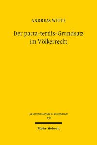 Book Cover for Der Pacta-Tertiis-Grundsatz Im Volkerrecht by Andreas Witte