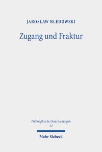 Book Cover for Zugang Und Fraktur by Jaroslaw Bledowski