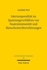 Book Cover for Intertemporalitat Im Spannungsverhaltnis Von Staatenimmunitat Und Menschenrechtsverletzungen by Nadine Otz