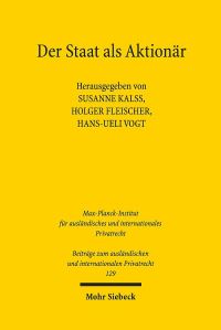 Book Cover for Der Staat Als Aktionar by HansUeli Vogt, Susanne Kalss, Holger Fleischer