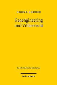Book Cover for Geoengineering Und Volkerrecht by Hagen R J Kruger