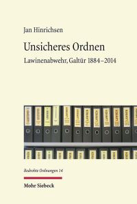 Book Cover for Unsicheres Ordnen by Jan Hinrichsen