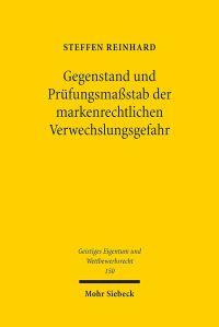 Book Cover for Gegenstand Und Prufungsmassstab Der Markenrechtlichen Verwechslungsgefahr by Steffen Reinhard