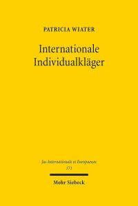 Book Cover for Internationale Individualklager by Patricia Wiater