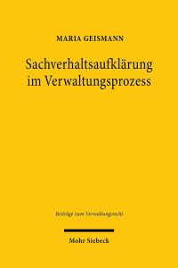 Book Cover for Sachverhaltsaufklarung Im Verwaltungsprozess by Maria Geismann