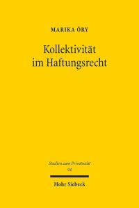Book Cover for Kollektivitat Im Haftungsrecht by Marika Ory