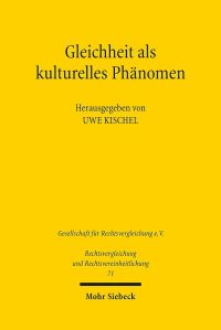 Book Cover for Gleichheit Als Kulturelles Phanomen by Uwe Kischel