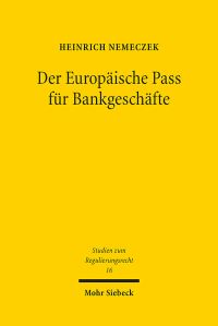 Book Cover for Der Europaische Pass Fur Bankgeschafte by Heinrich Nemeczek