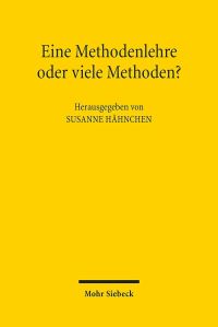Book Cover for Eine Methodenlehre Oder Viele Methoden? by Susanne Hahnchen