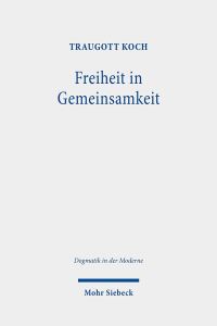 Book Cover for Freiheit in Gemeinsamkeit by Traugott Koch