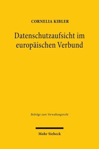 Book Cover for Datenschutzaufsicht Im Europaischen Verbund by Cornelia Kibler