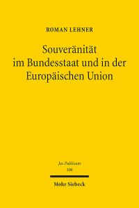 Book Cover for Souveranitat Im Bundesstaat Und in Der Europaischen Union by Roman Lehner
