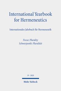 Book Cover for International Yearbook for Hermeneutics 19 / Internationales Jahrbuch Fur Hermeneutik 19 by Bernhard Zimmermann, Gunter Figal