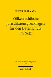 Book Cover for Volkerrechtliche Jurisdiktionsgrundlagen Fur Den Datenschutz Im Netz by Stefan Herrmann