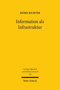 Book Cover for Information Als Infrastruktur by Heiko Richter