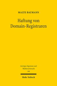 Book Cover for Haftung Von Domain-Registraren by Malte Baumann