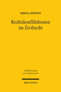 Book Cover for Rechtskonfliktkosten Im Zivilrecht by Serena Koppen