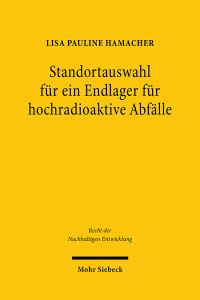 Book Cover for Standortauswahl Fur Ein Endlager Fur Hochradioaktive Abfalle by Lisa Pauline Hamacher