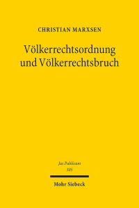 Book Cover for Volkerrechtsordnung Und Volkerrechtsbruch by Christian Marxsen