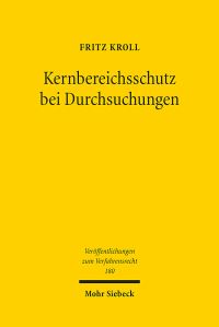 Book Cover for Kernbereichsschutz Bei Durchsuchungen by Fritz Kroll