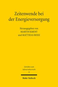 Book Cover for Zeitenwende Bei Der Energieversorgung by Martin Kment, Matthias Rossi
